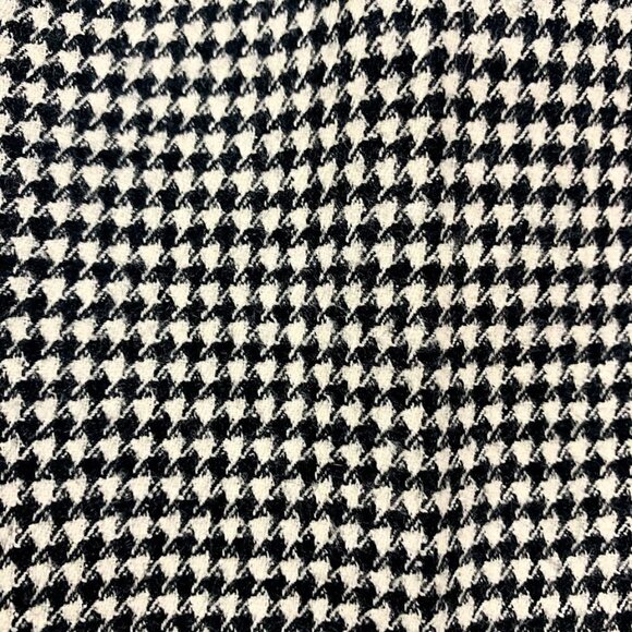 Talbots Pants Trouser Houndstooth Herringbone Wool Black White Plaid Hampshire 6 - Picture 6 of 9